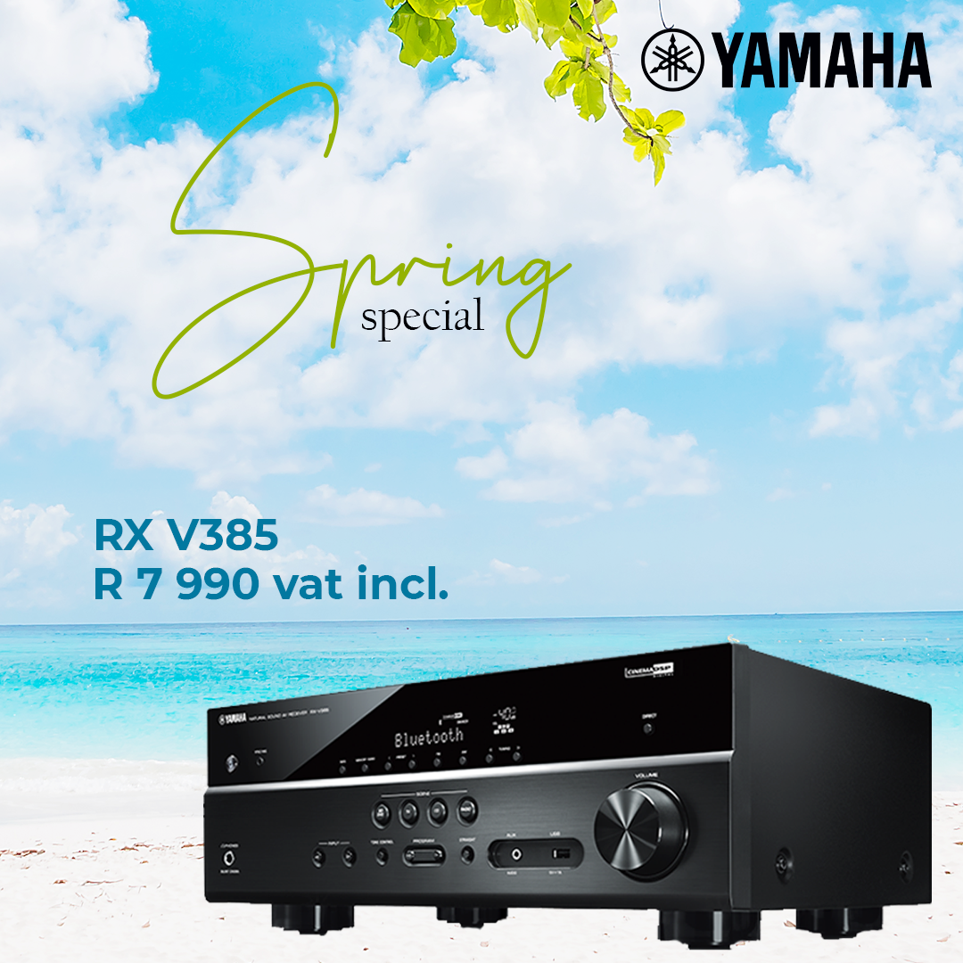 YAMAHA RX-V385 - 5.1 BLUETOOTH AV RECEIVER