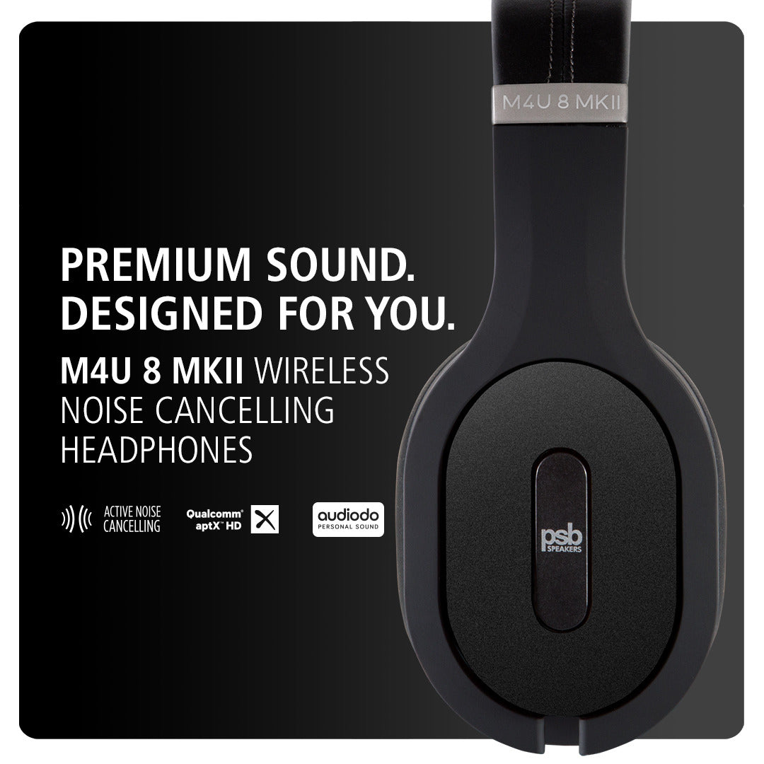 PSB M4U 8 MKII – Wireless NC Headphones Cinema Architects