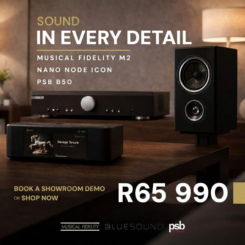 Bluesound NODE ICON + Musical Fidelity M2si + PSB B50