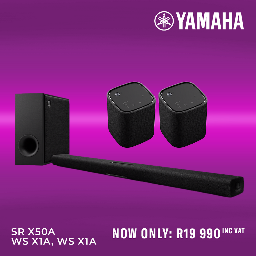 Yamaha SR-X50A True X Soundbar + WS X1A Surround