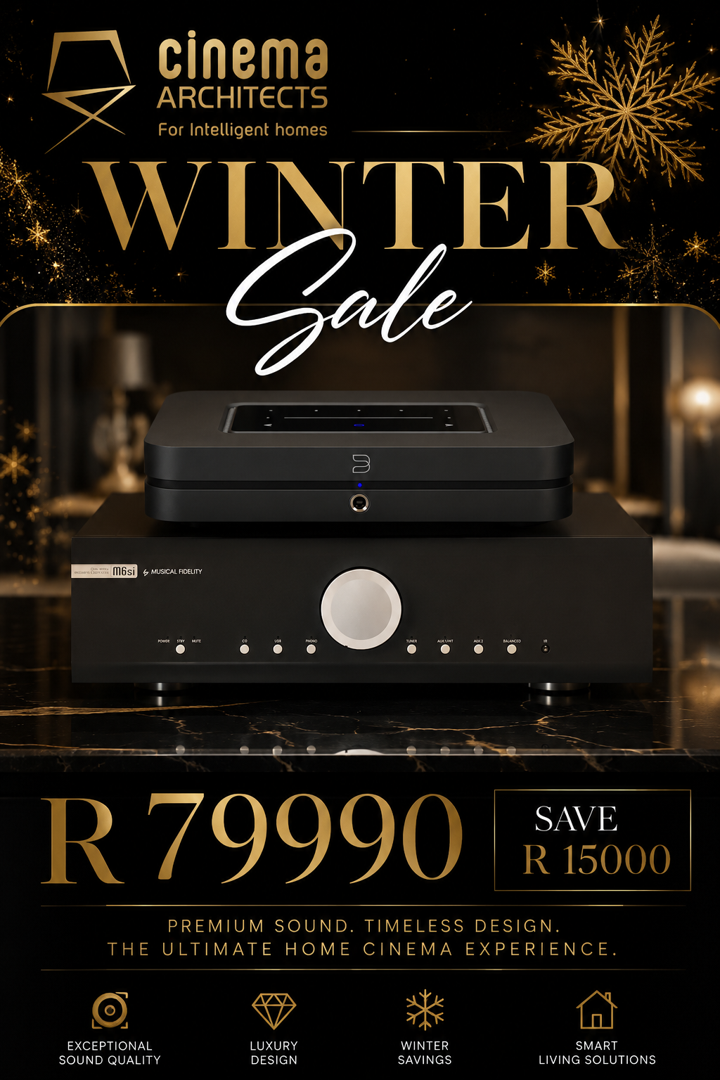 Musical Fidelity M6si + Bluesound NODE