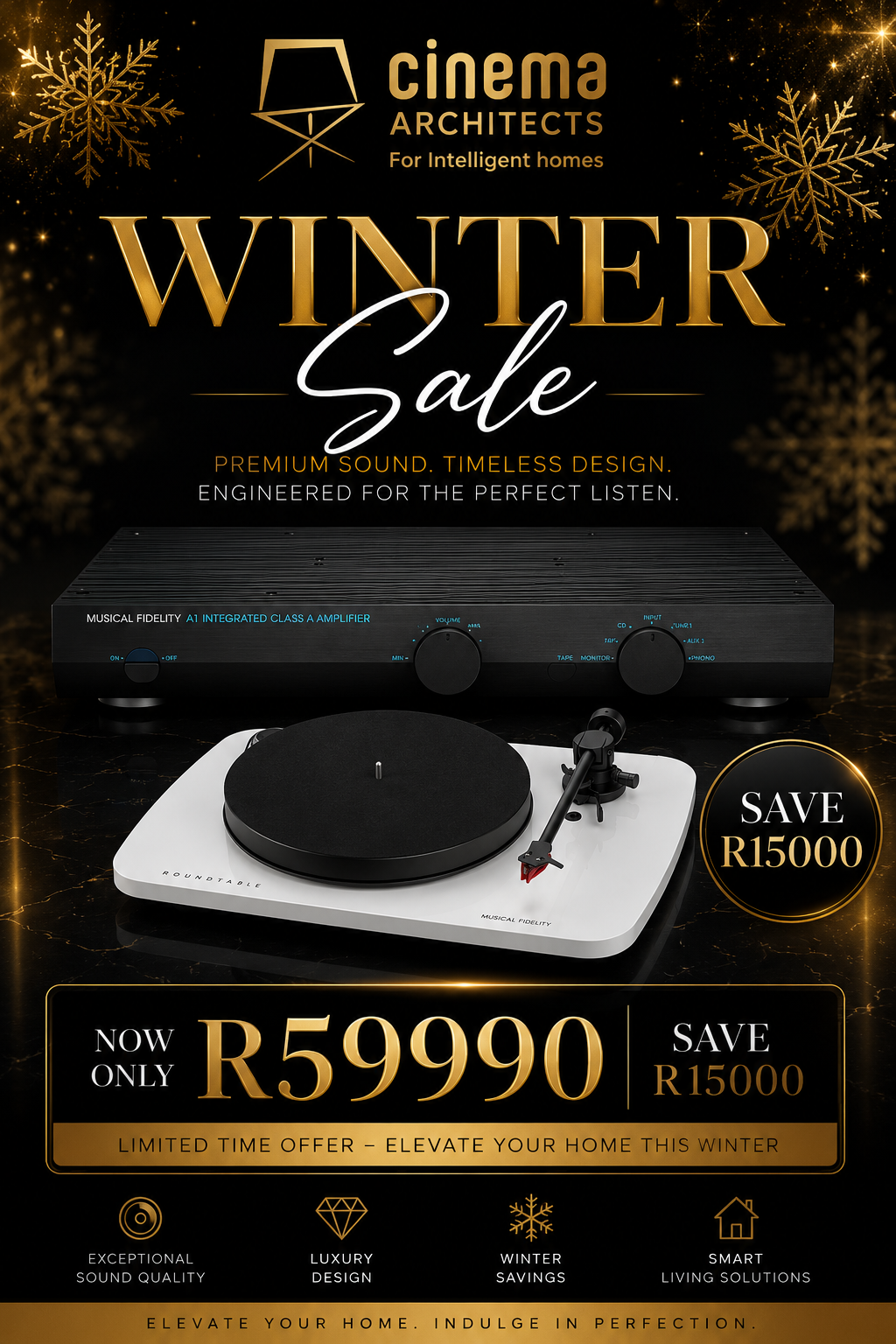 Musical Fidelity A1 + Musical Fidelity Roundtable S