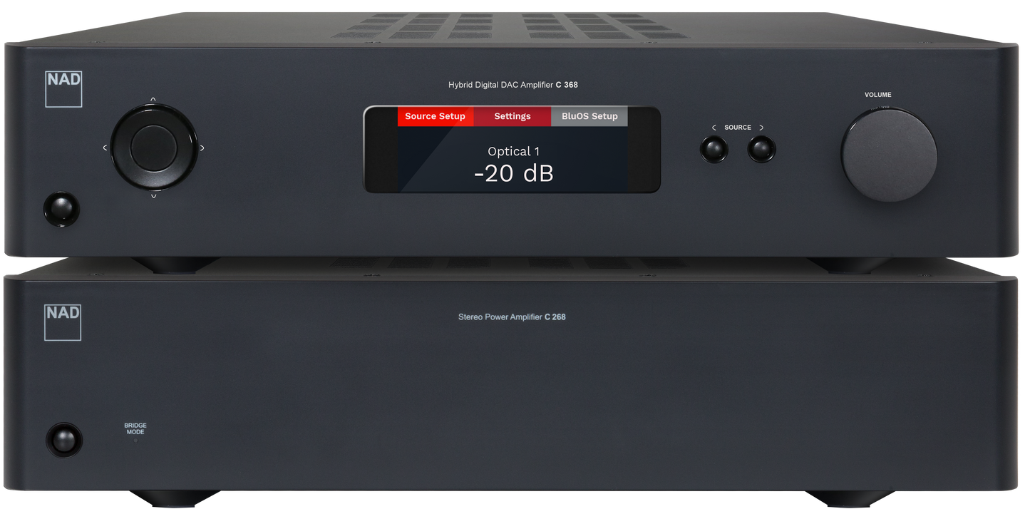 NAD C368 Integrated amplifier + BluOS2i Streamer