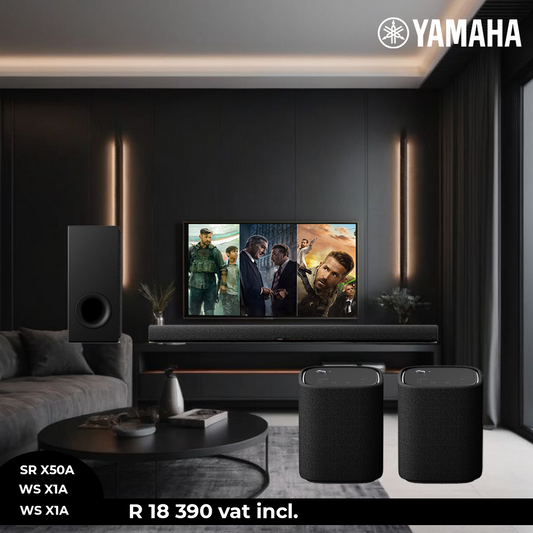 Yamaha SR-X50A True X Soundbar + WS X1A Surround