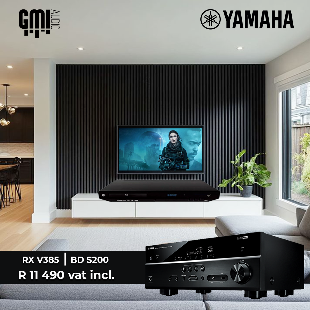 Yamaha RX-V385 + BD S200 Bundle