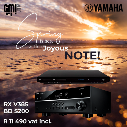 YAMAHA RX-V385 + BD S200 Bundle