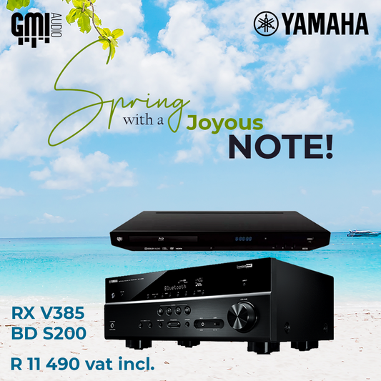 YAMAHA RX-V385 + BD S200 Bundle