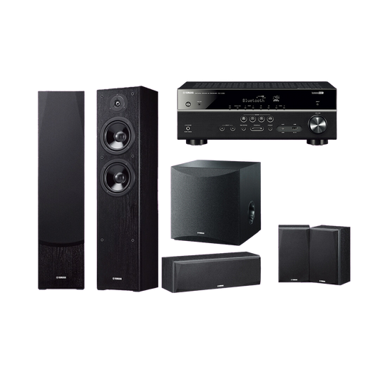 YAMAHA Complete 5.1 Home theatre package with RX V385