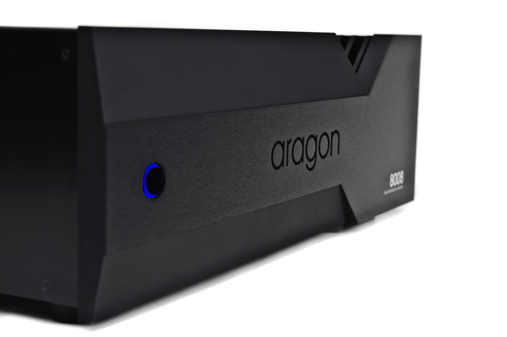 Aragon 8008: 200W dual monoblock amplifier Cinema Architects