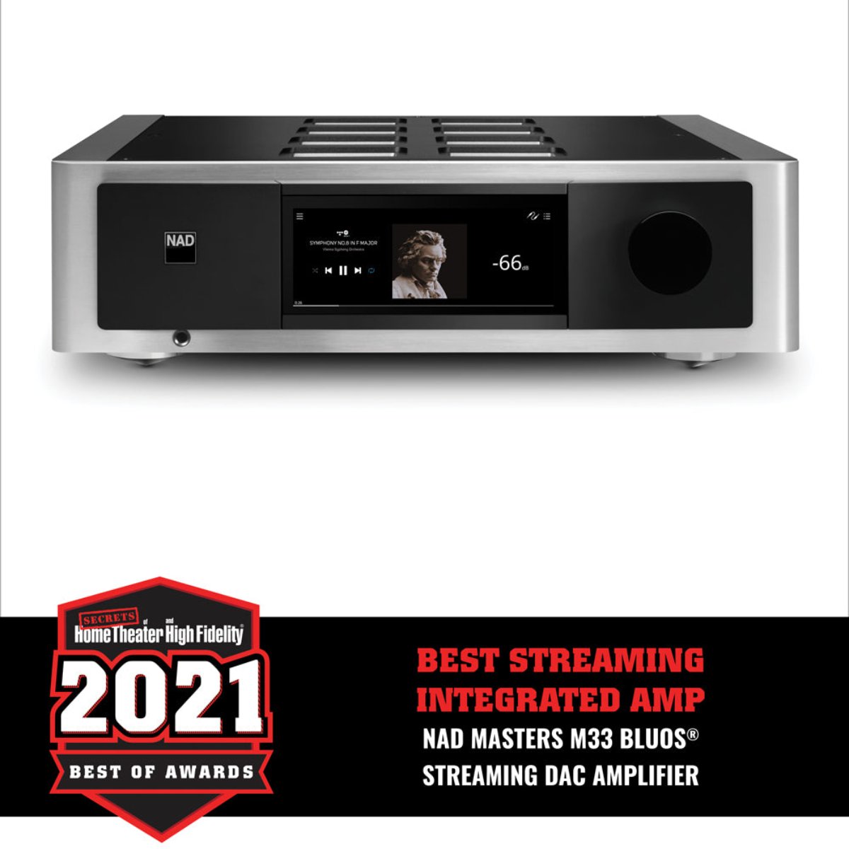 NAD M33 streaming DAC amplifier Cinema Architects